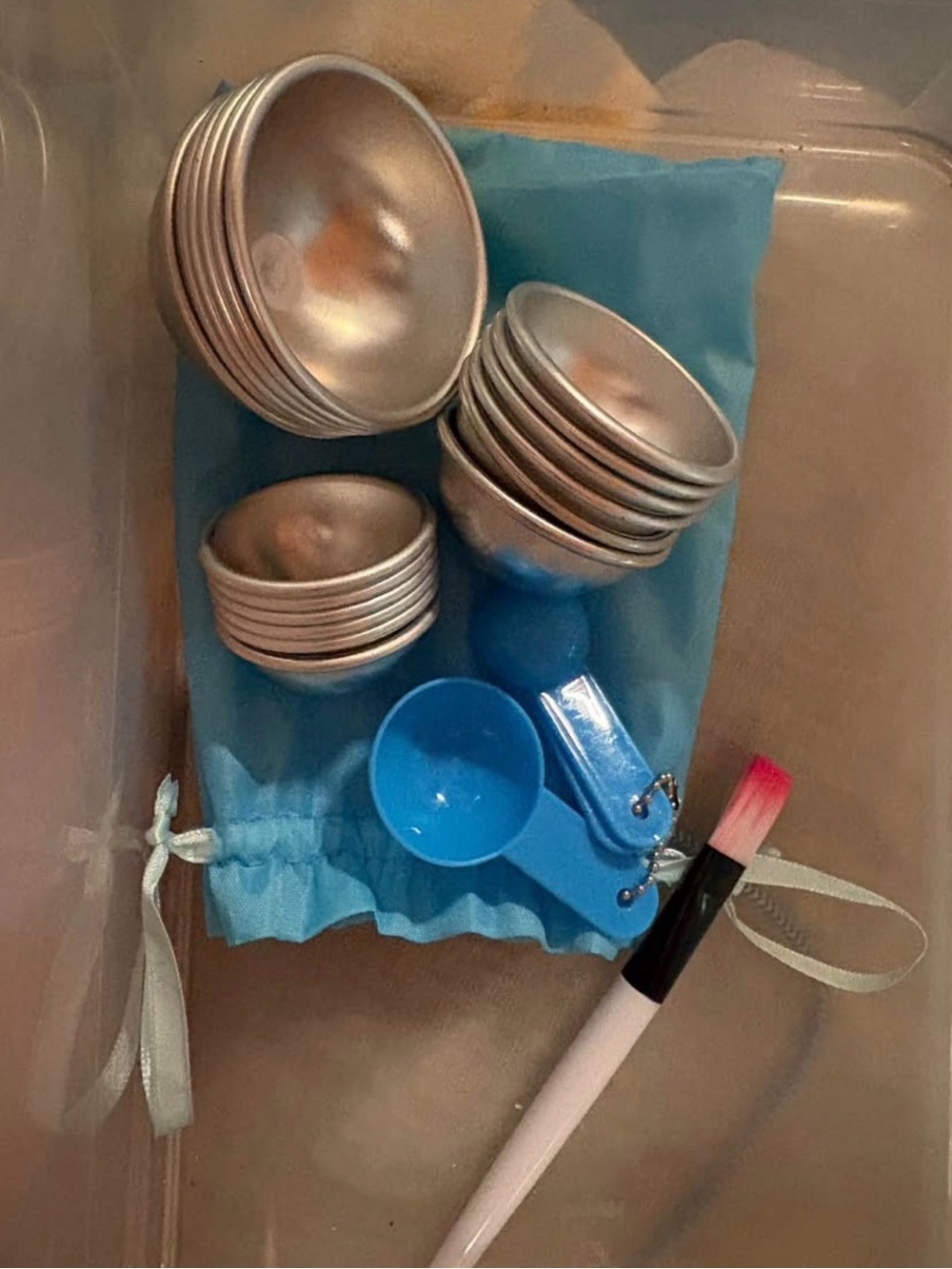Silver Bath Bomb Molds & 5lb Citric Acid & 5lb Epsom Salt
